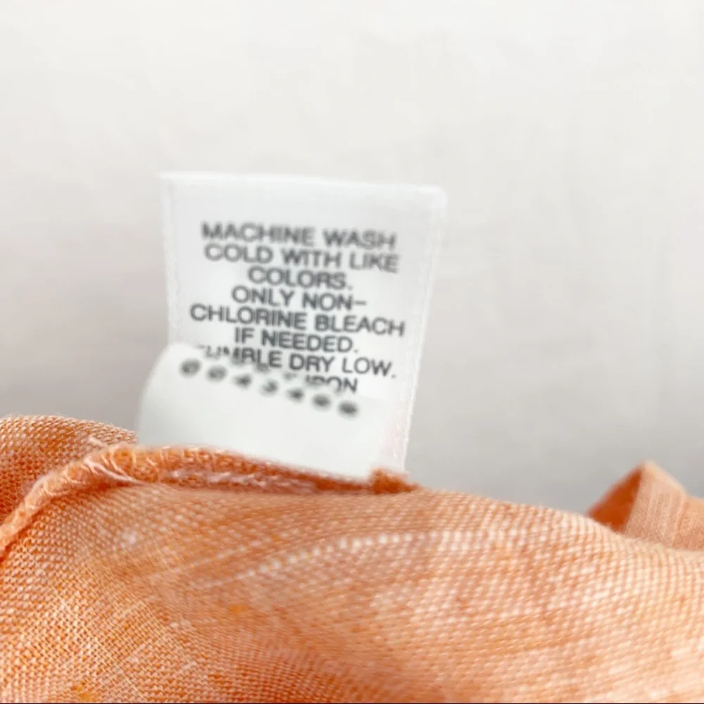 J. Jill Peach Button-Up Tunic - Picture 8 of 8